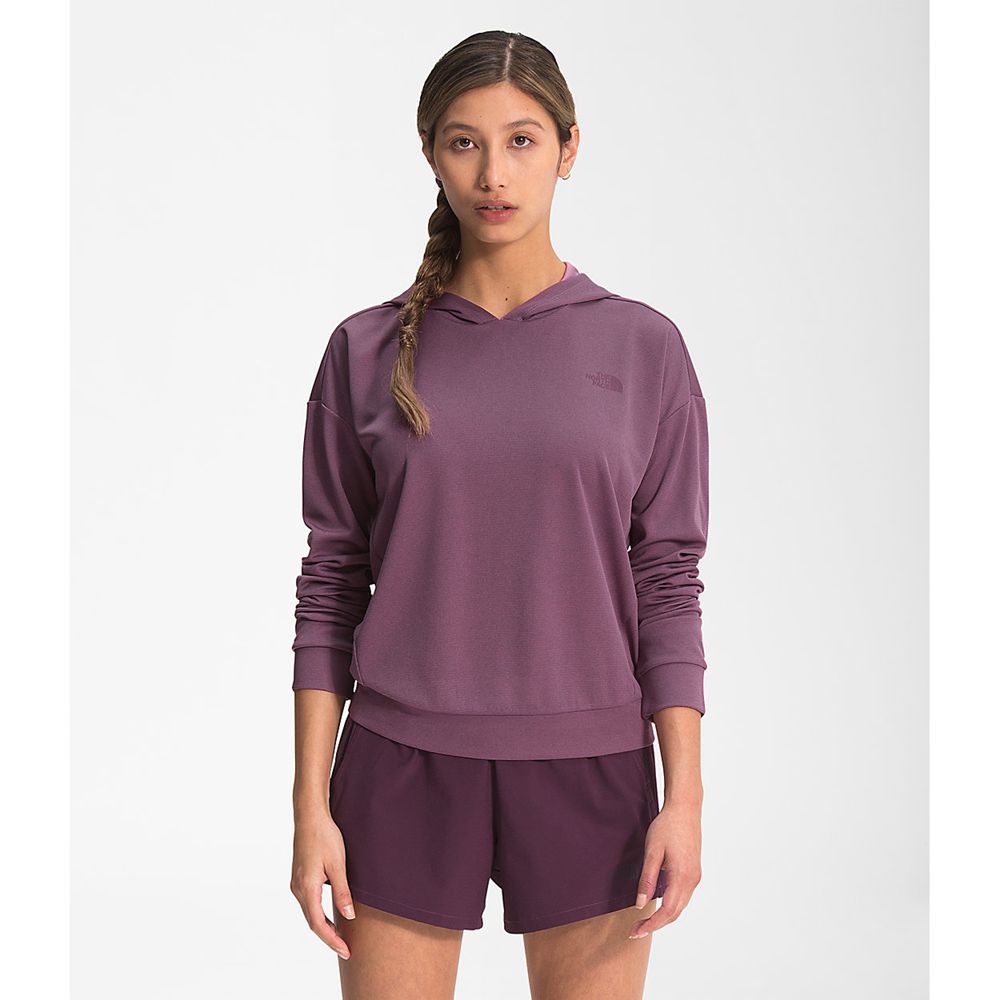 The North Face Hoodie Womens Australia - The North Face Wander Sun Purple (ULK-536198)